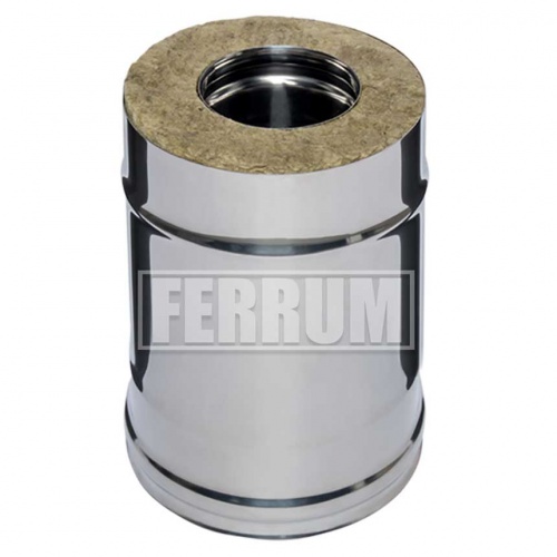 Сэндвич дымоход Ferrum 0,25м из нержавеющей стали d160х250